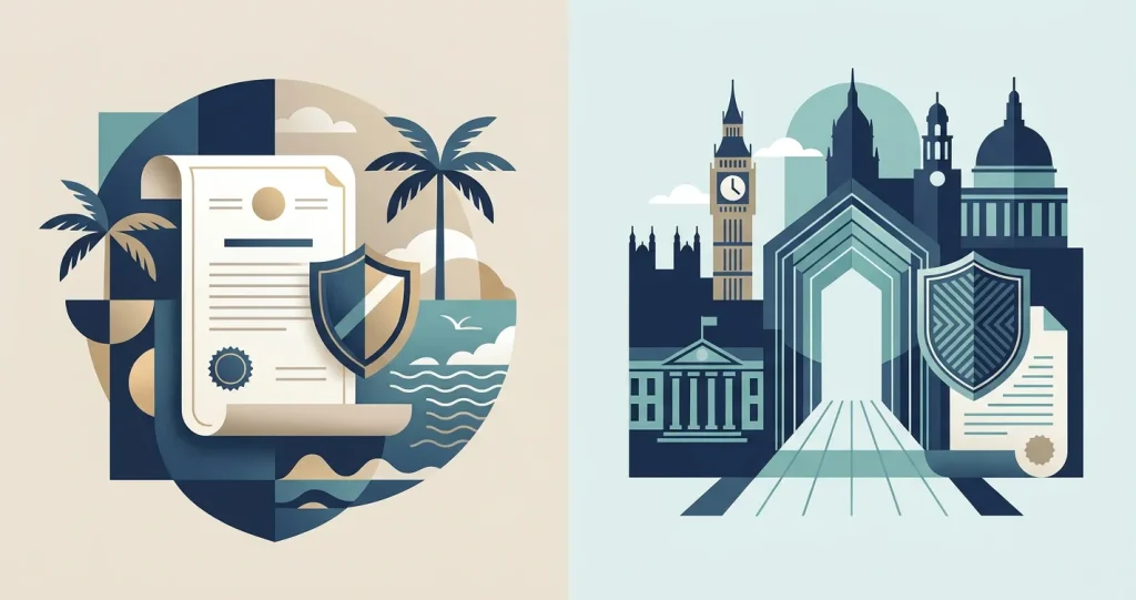 Conceptual comparison of Curaçao licensing and UK gambling regulation