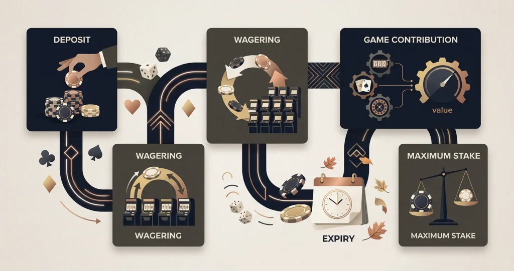 Editorial checklist for assessing a casino welcome bonus